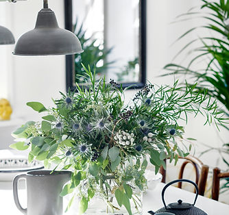 Stylish Flowers on Table