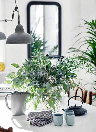 Stylist Table and Plants
