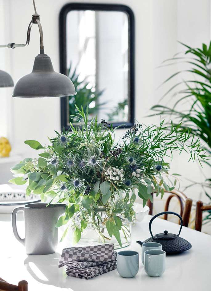Decoração de mesa de jantar
