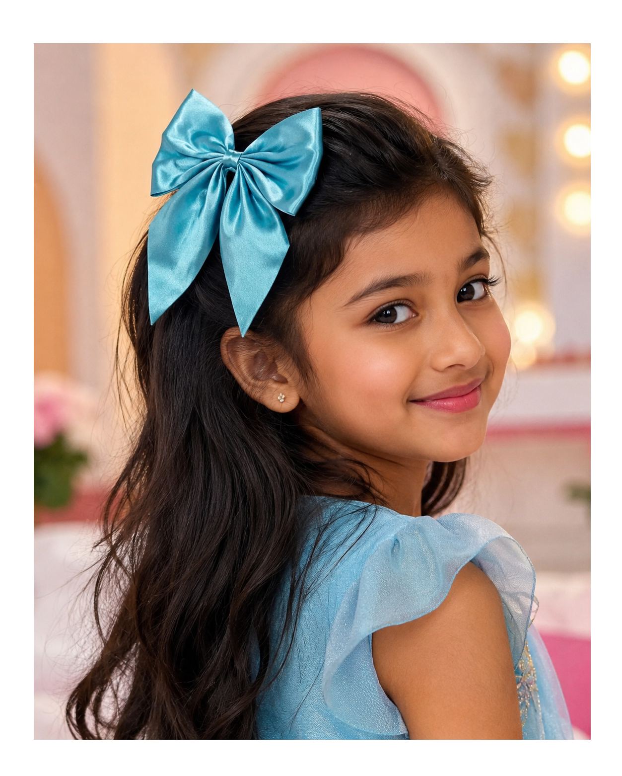 bow hair clip for girls