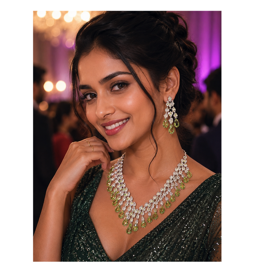 Party Wear Jewelry Set Earrings