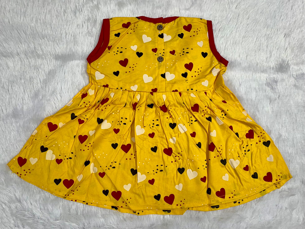 Thumbnail: yellow frock back view