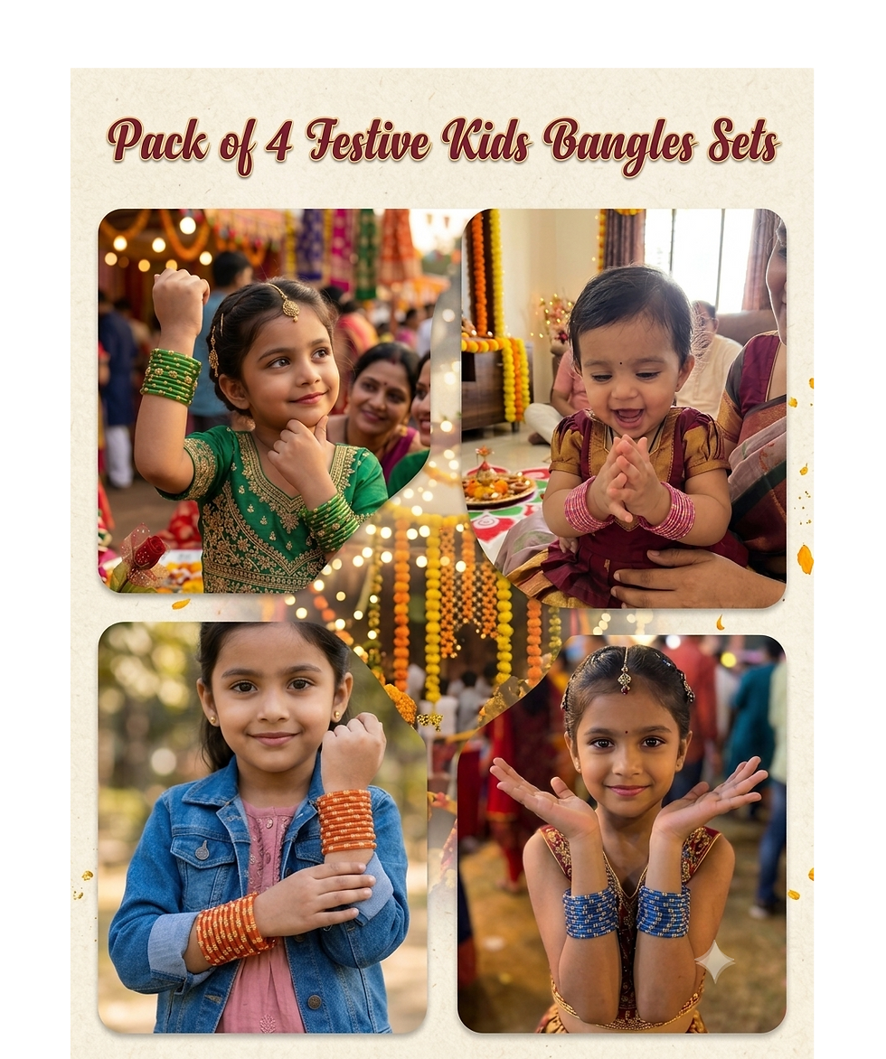 baby bangles pack of 4 sets