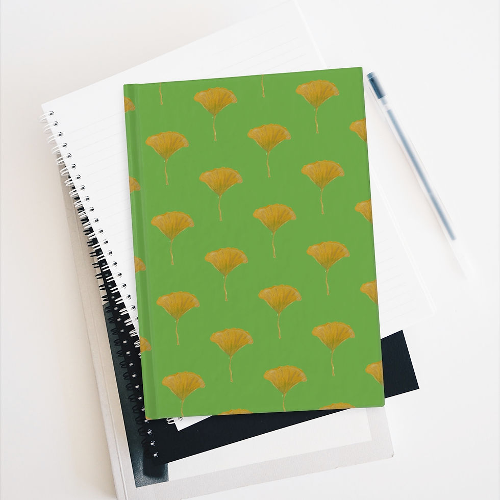 Thumbnail: Ginkgo Leaf Journal - Blank