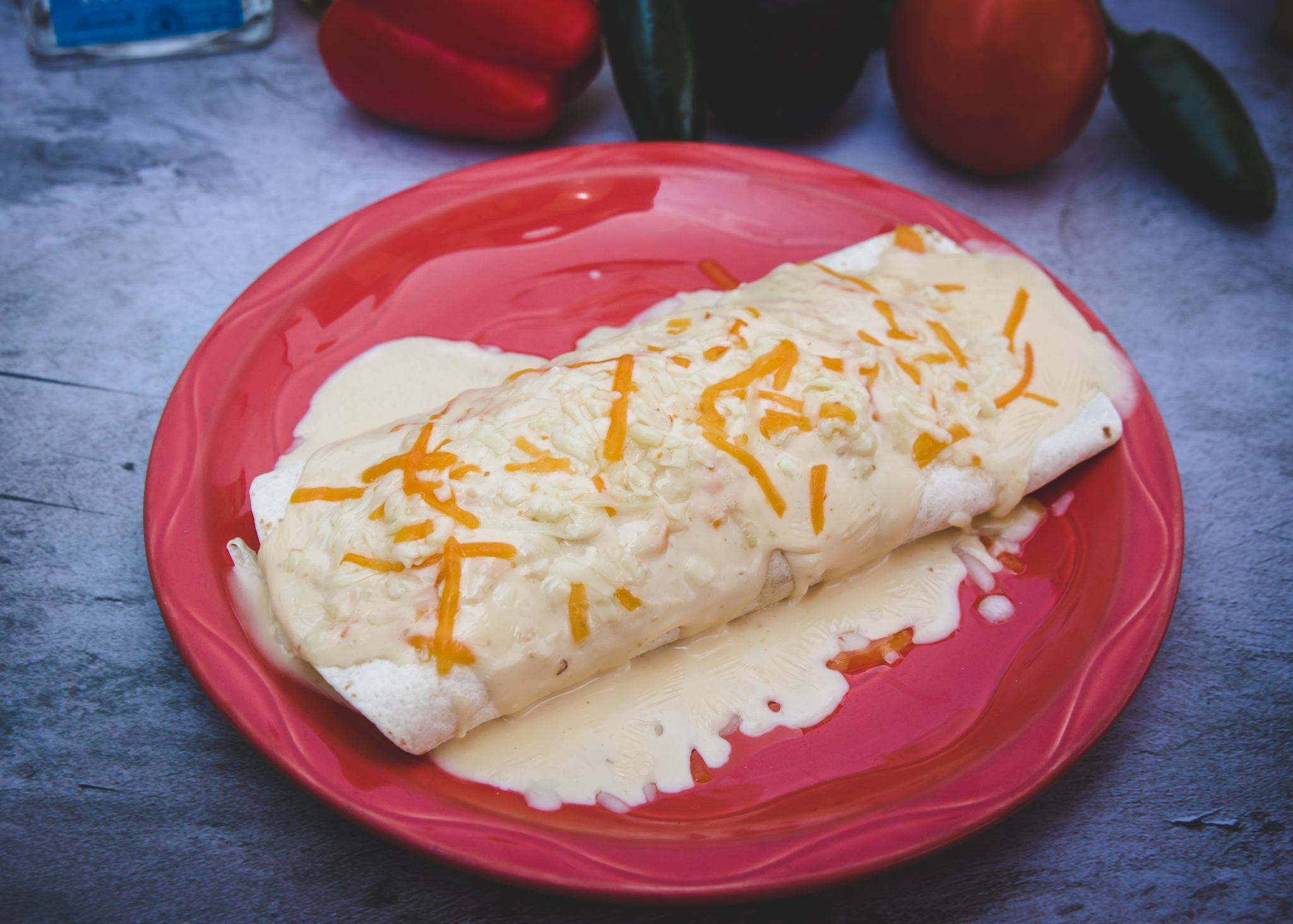 Arranged Food and Objects