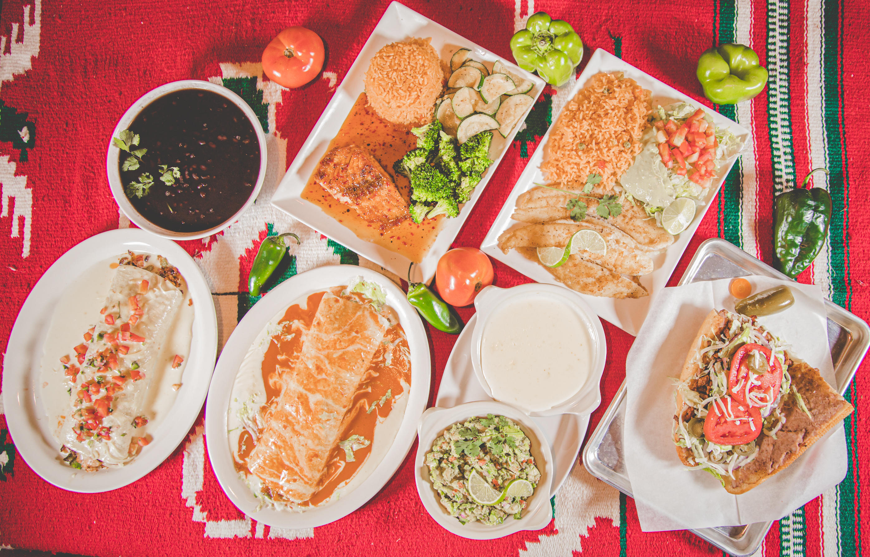 Arranged Food and Objects