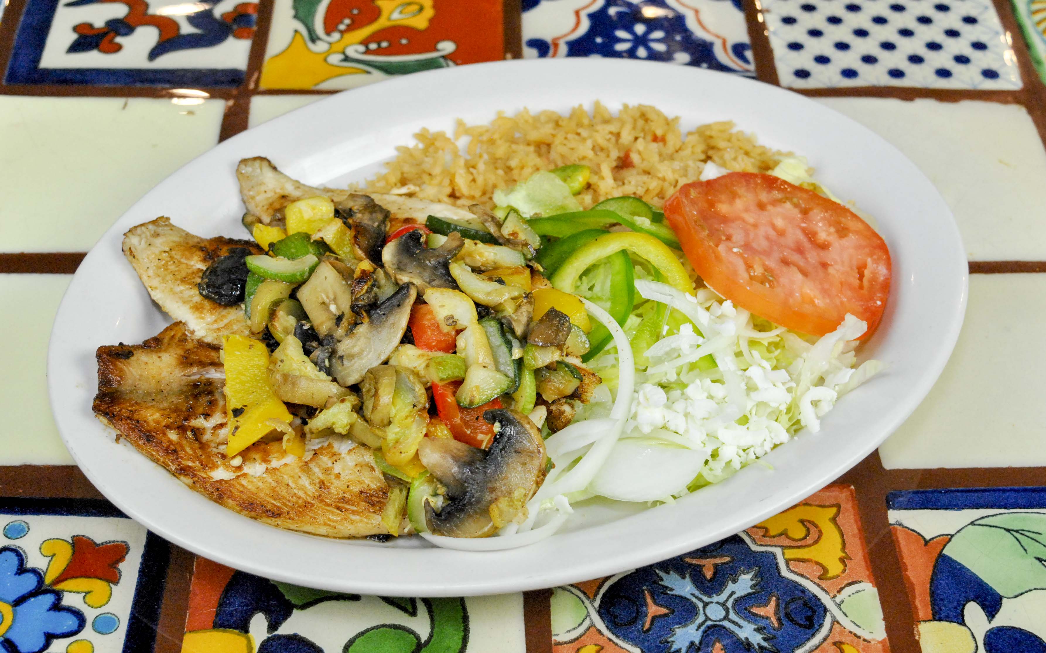 Arranged Food and Objects