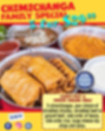 ★ CHIMICHANGA FAMILY SPECIAL