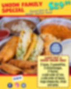 ★ UNION FAMILY SPECIAL FOR 5