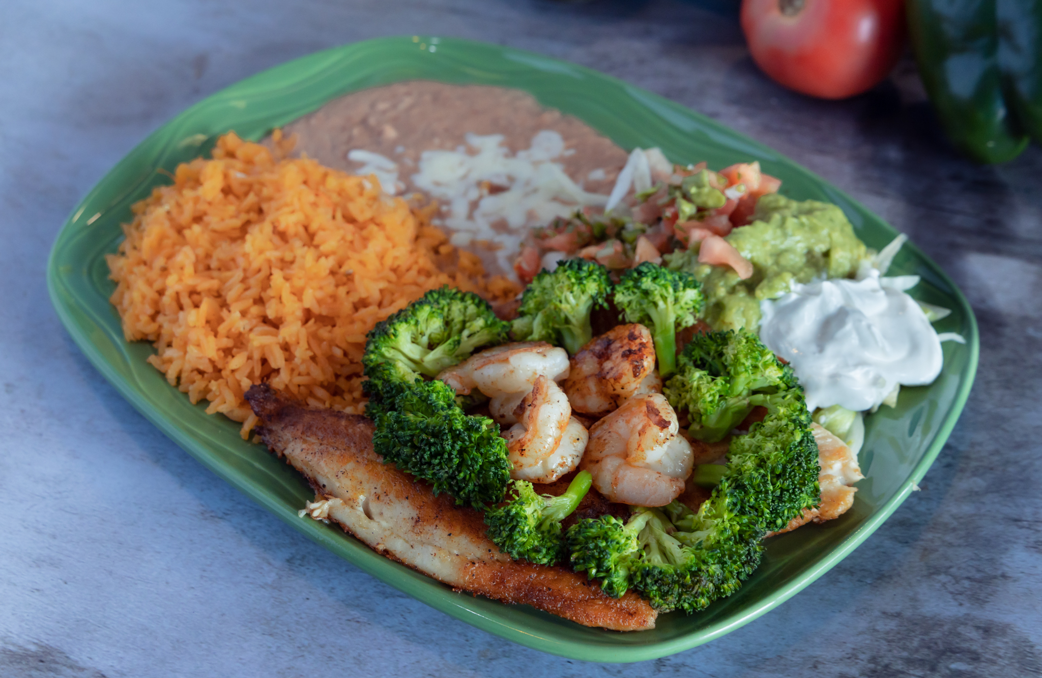 Arranged Food and Objects