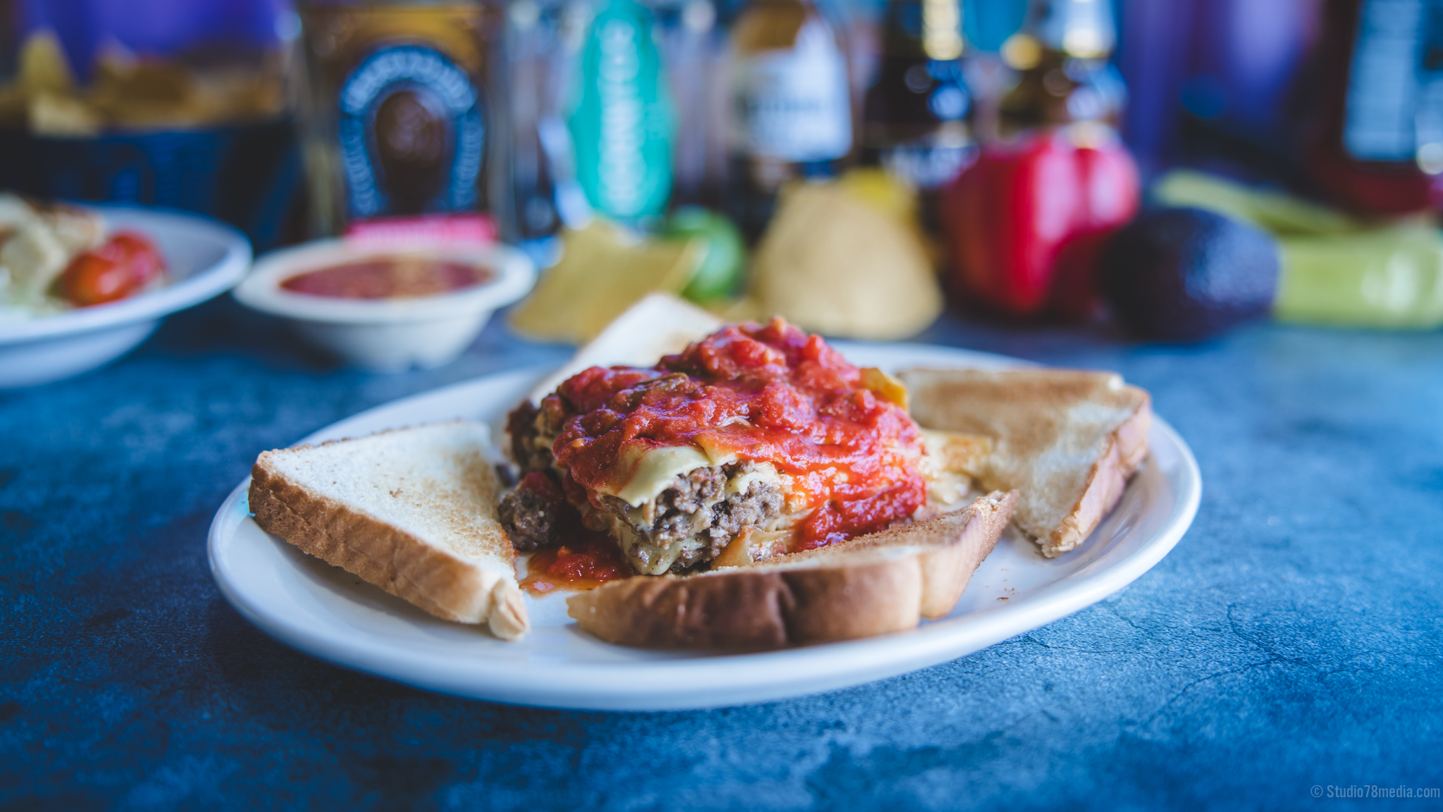 Arranged Food and Objects