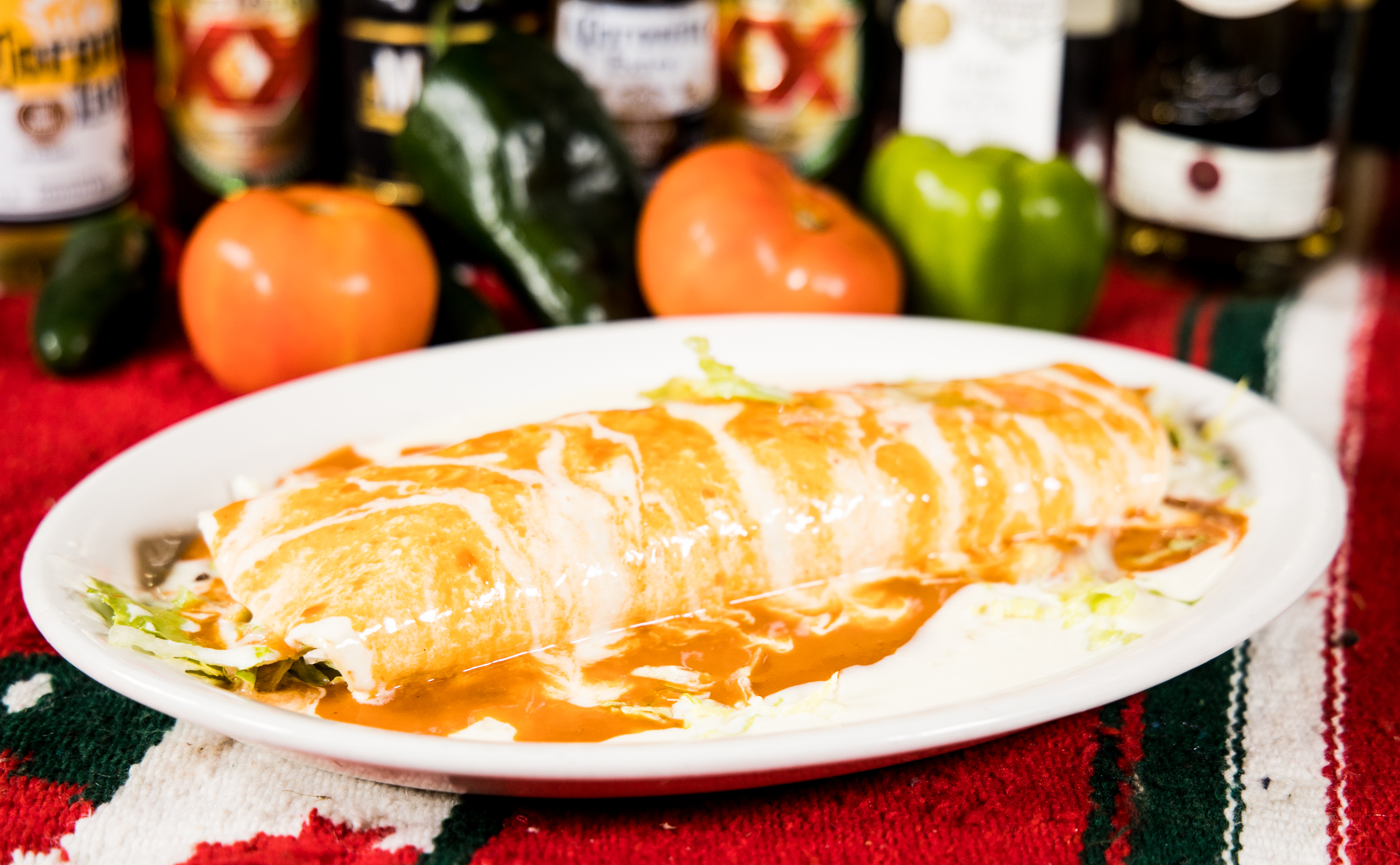 Arranged Food and Objects