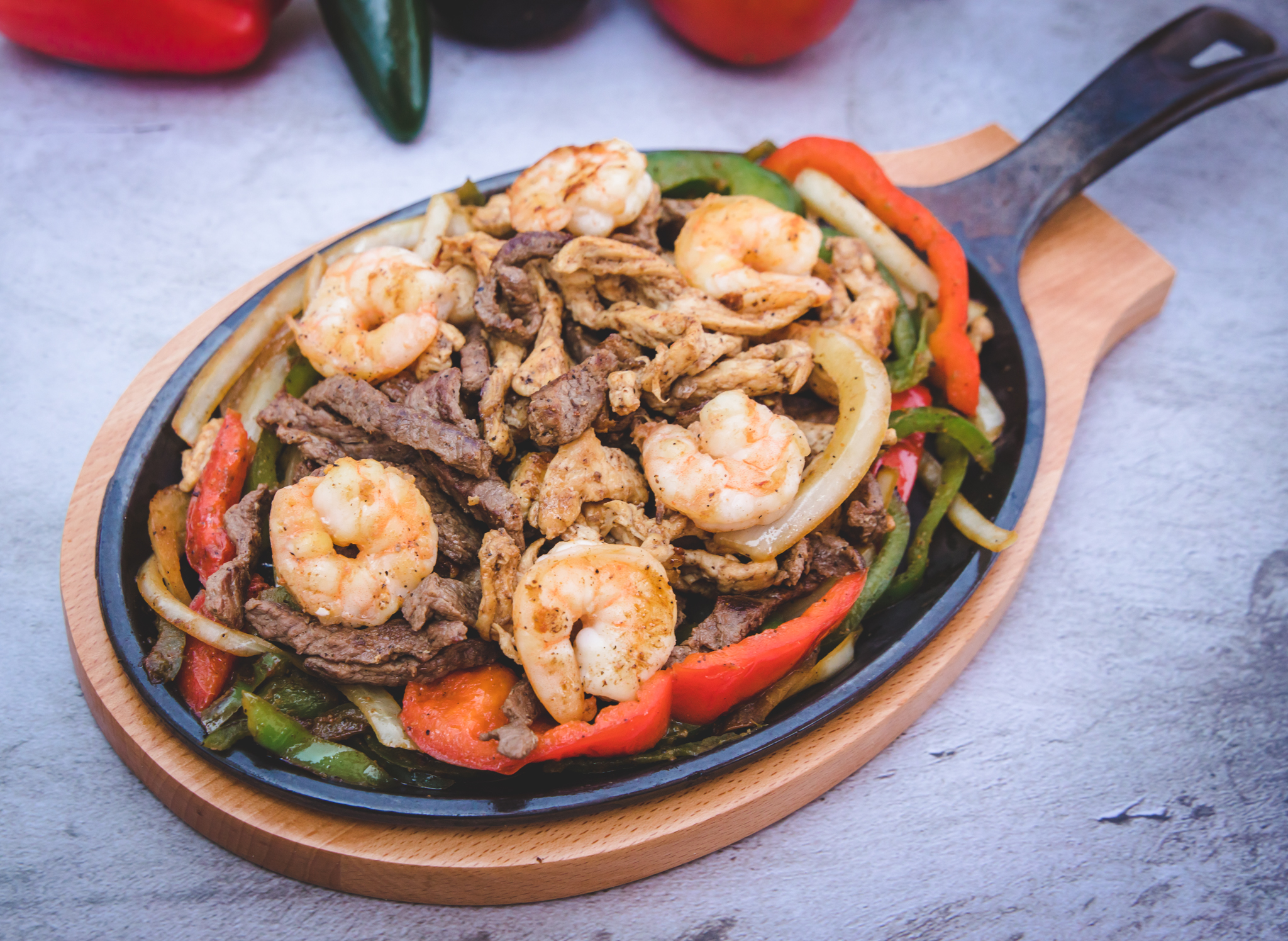 Arranged Food and Objects