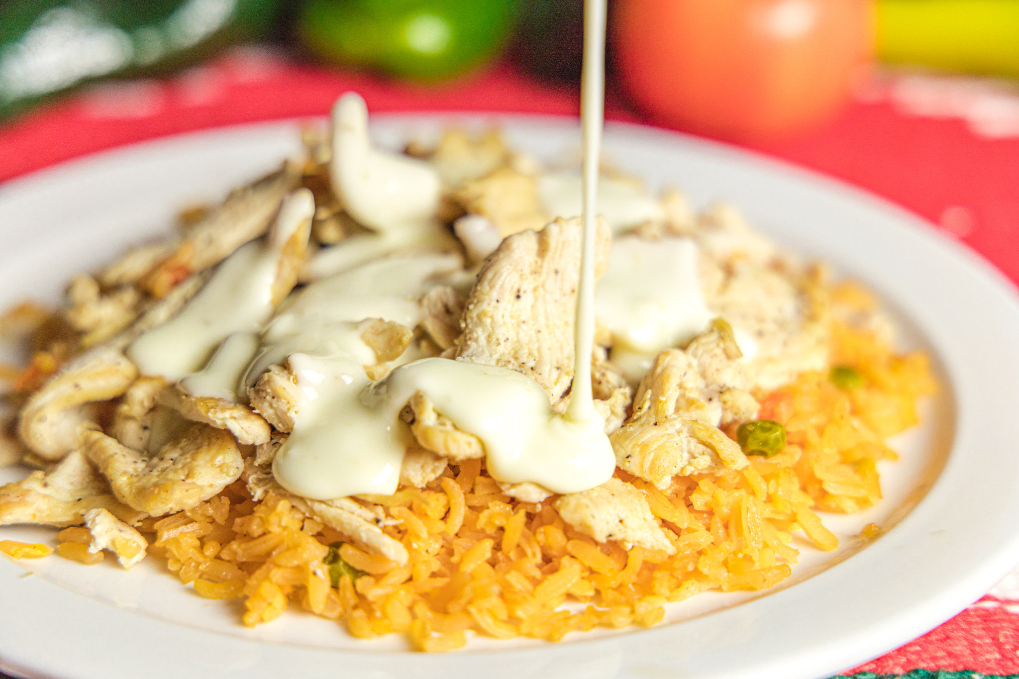 Arranged Food and Objects