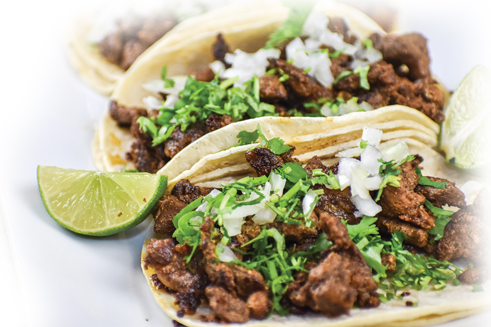 Arranged Food and Objects