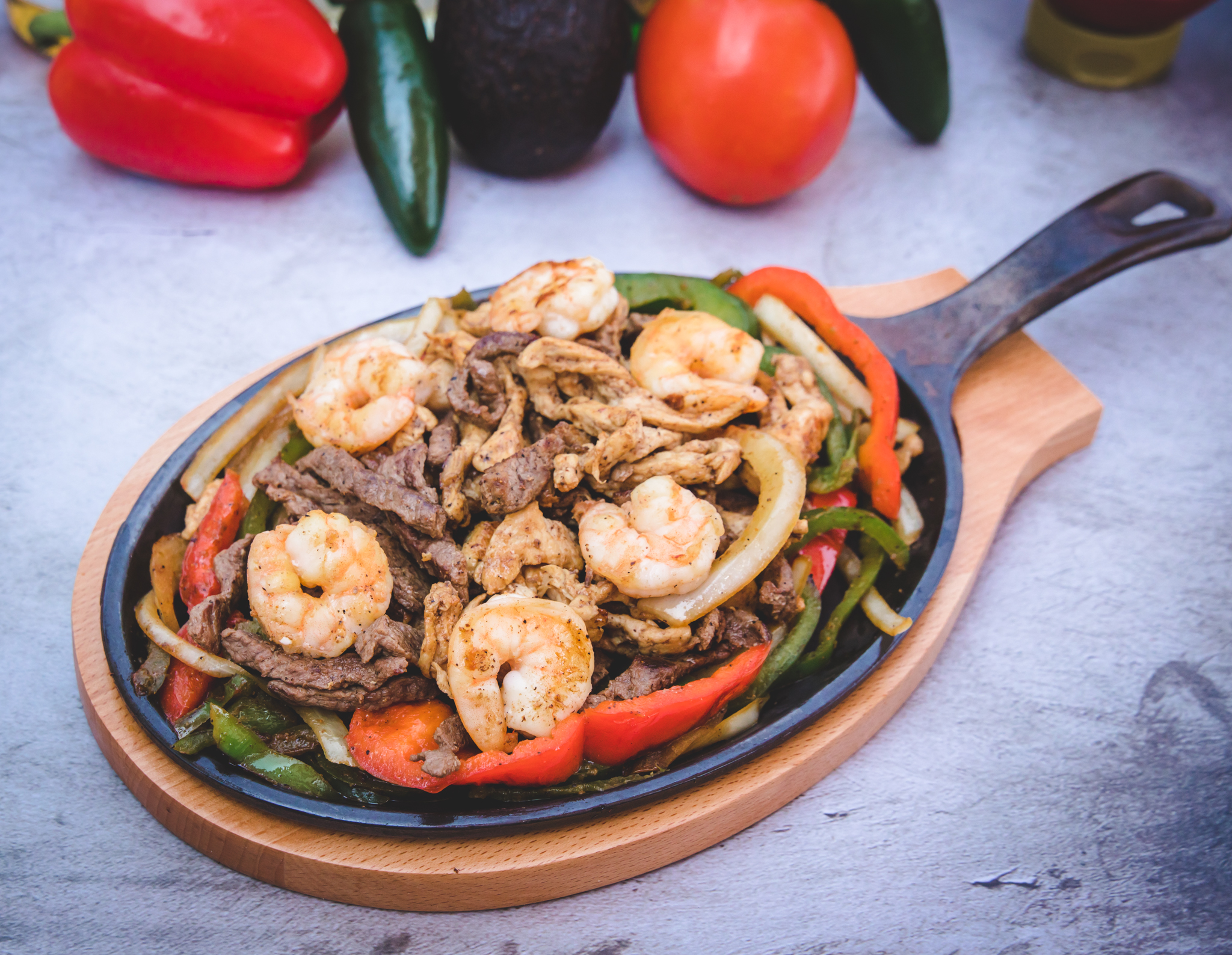 Arranged Food and Objects