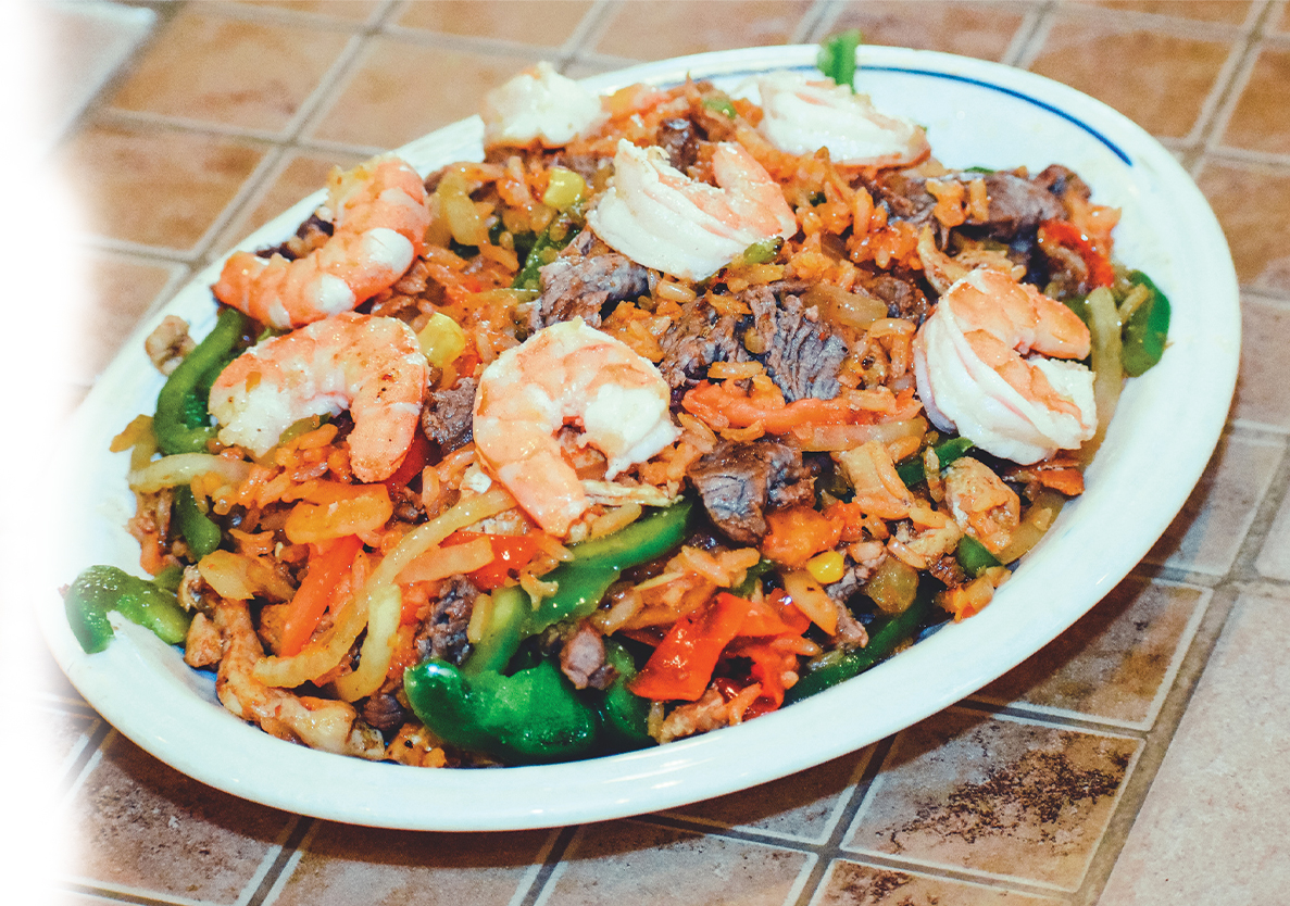 Arranged Food and Objects