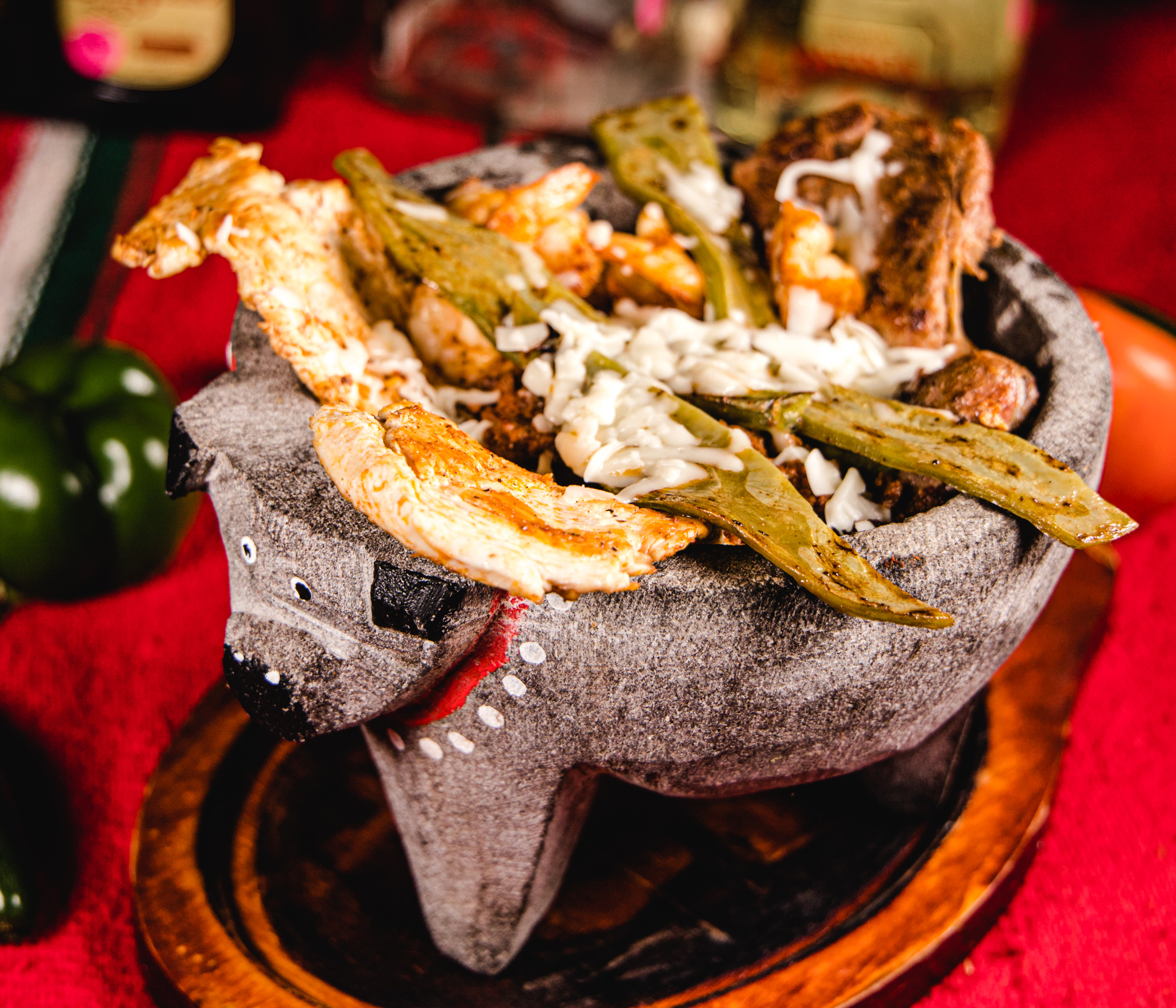 Arranged Food and Objects