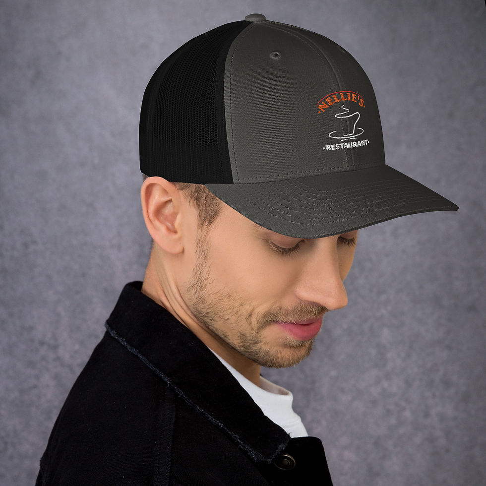 Thumbnail: NELLIE'S RESTAURANT Retro Trucker Hat