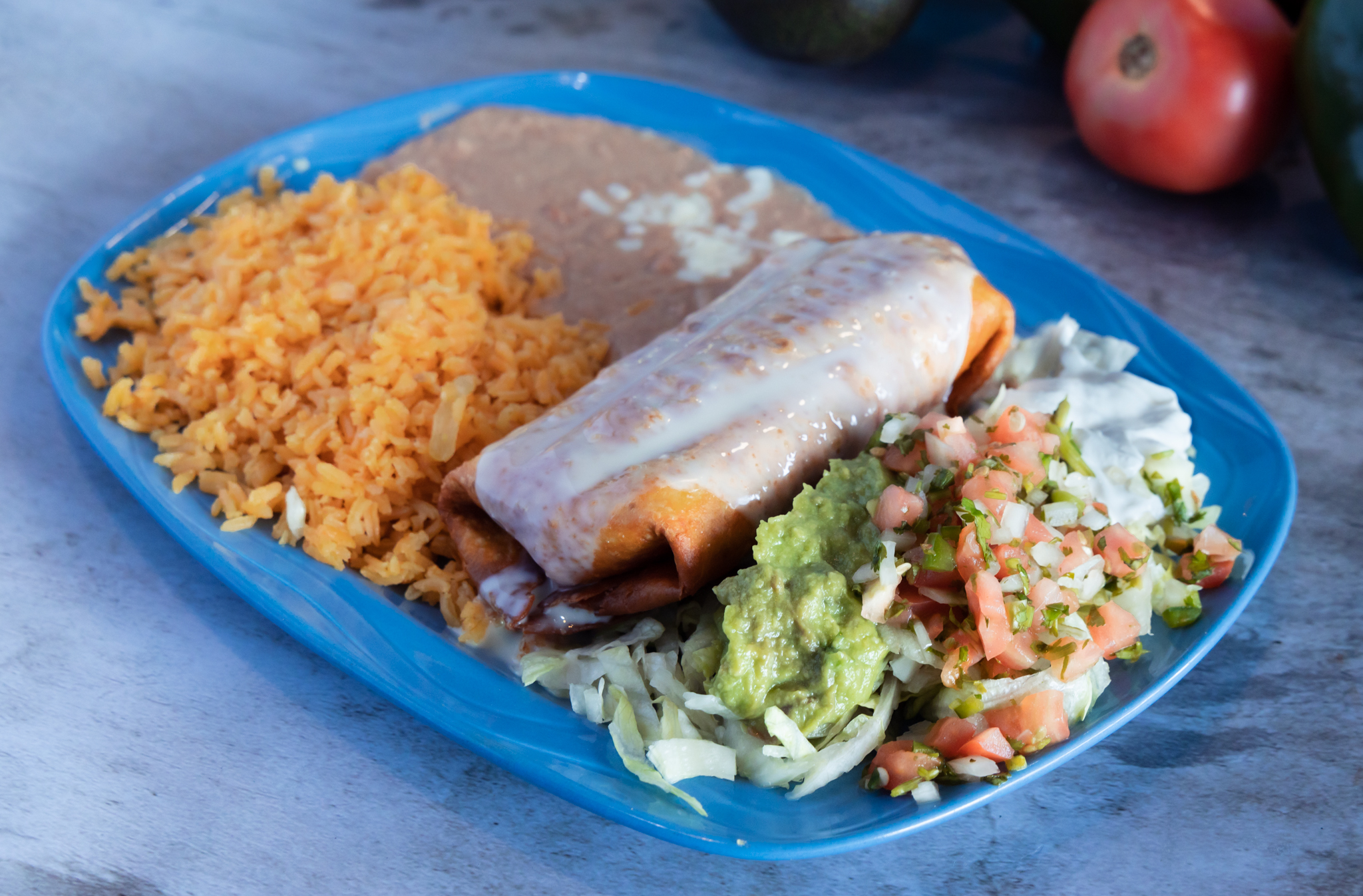 Arranged Food and Objects