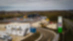 Aerial view of a Moto service station under construction