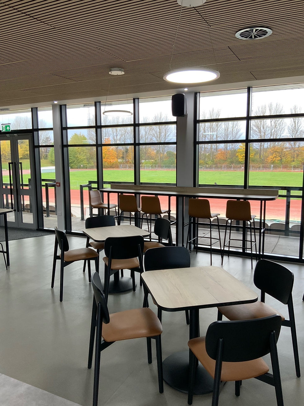 Woodbourne Sports Pavilion Seating Area