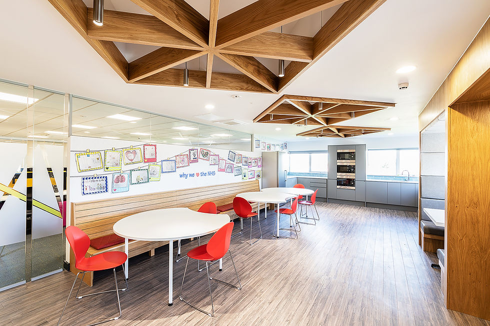 Suite 36 staff room and kitchen