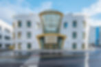 Allam Diabetes Centre Hull exterior front view showing modern healthcare building and glazed atrium entrance