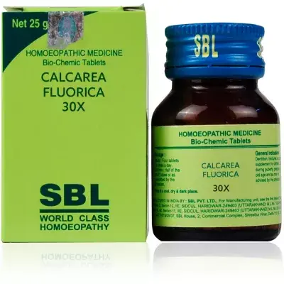 Thumbnail: SBL Calcarea Fluorica Biochemic Tablet 30X