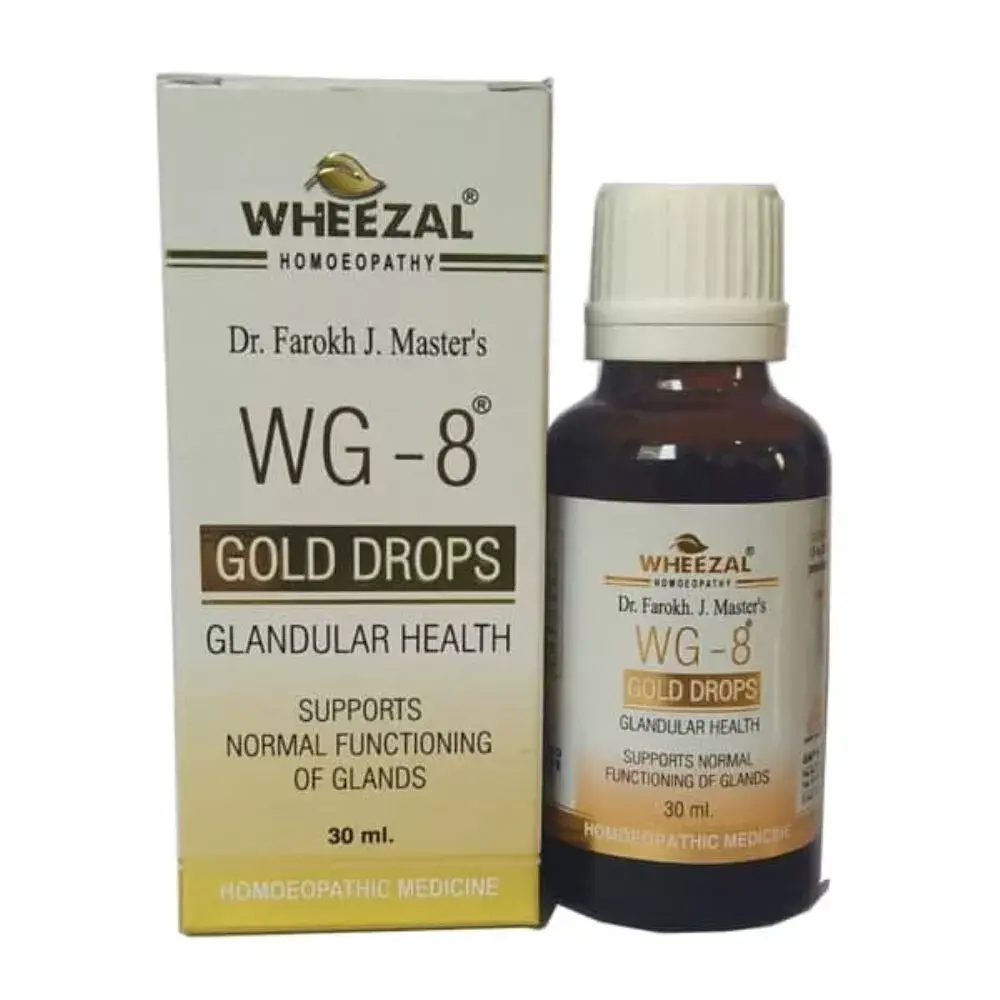 Wheezal WG8 Glandular Health Gold Drop