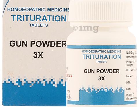 Bakson's Gun Powder Trituration Tablet 3X