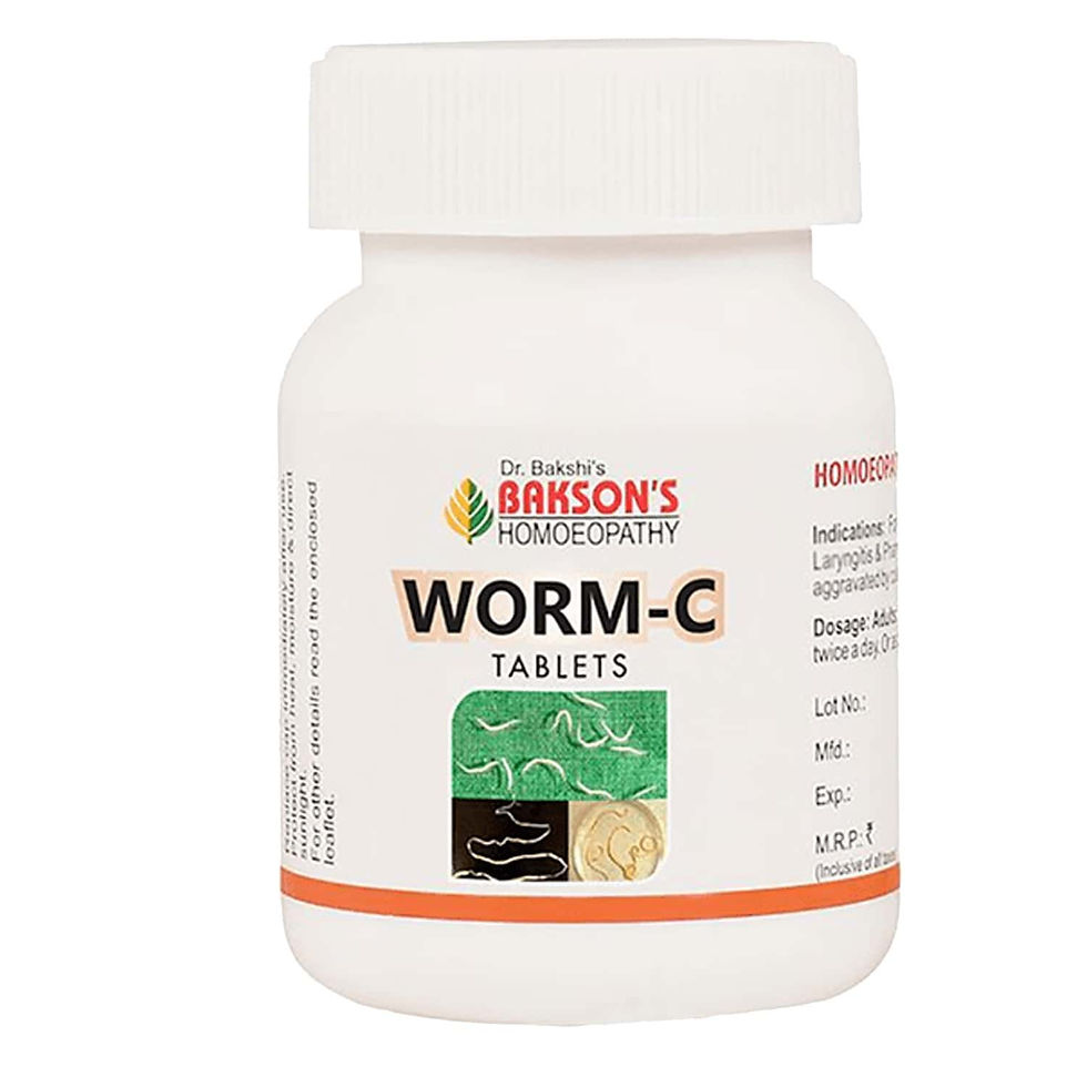 Bakson's Worm-C Tablet 40tabs