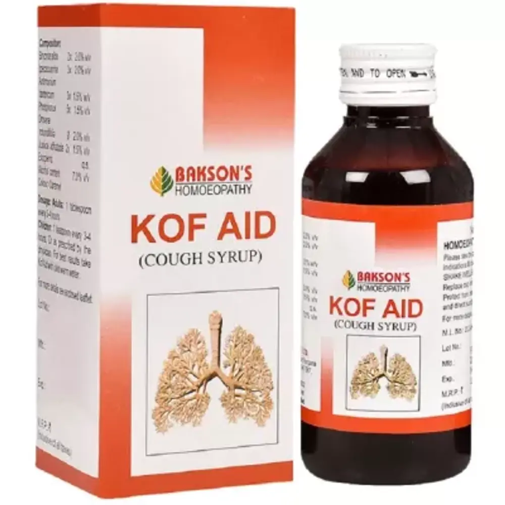 Bakson's Kof Aid Cough Syrup 60ml