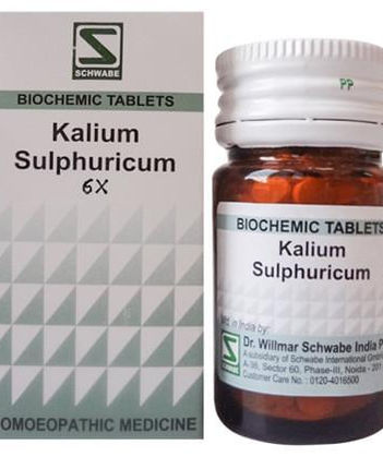 Thumbnail: Dr Willmar Schwabe India Kali Sulphuricum Biochemic Tablet