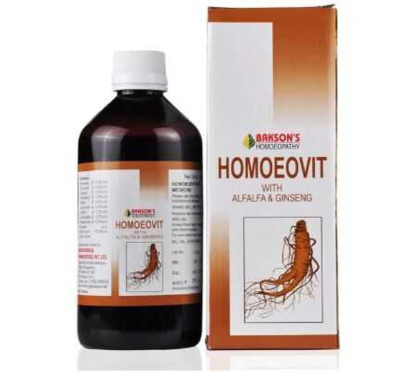 Thumbnail: Bakson's Homoeovit with Alfalfa & Ginseng Syrup 450ml
