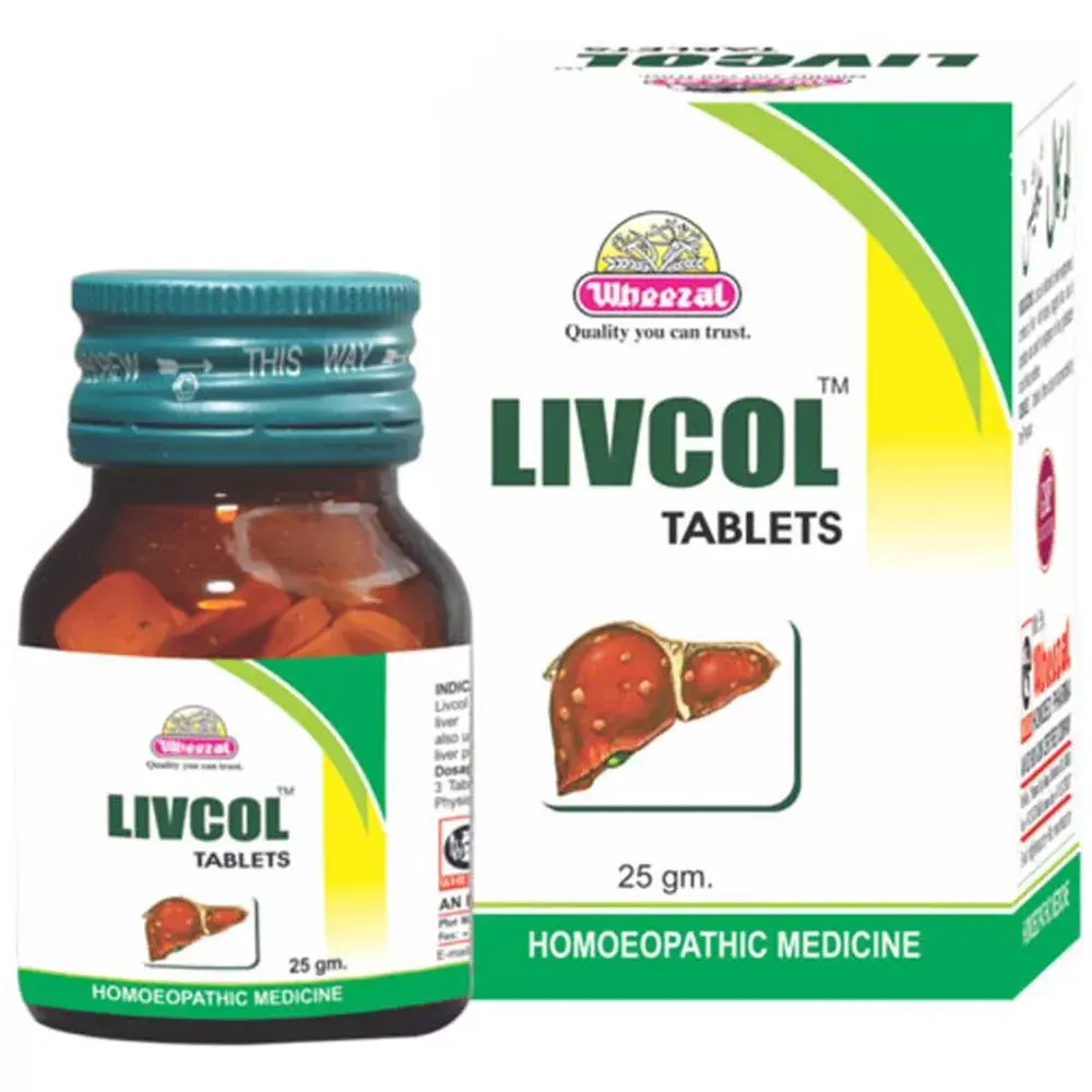 Wheezal Livcol Tablet