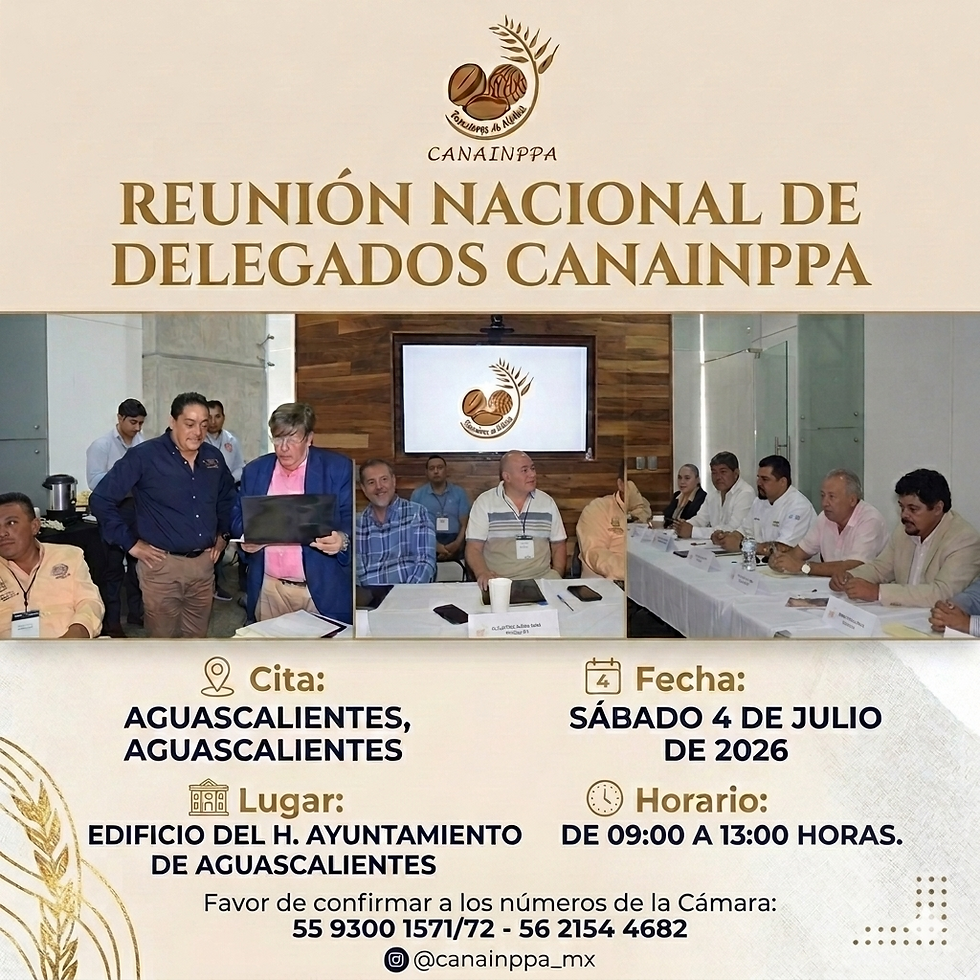 Reunión Nacional de Delegados CANAINPPA.