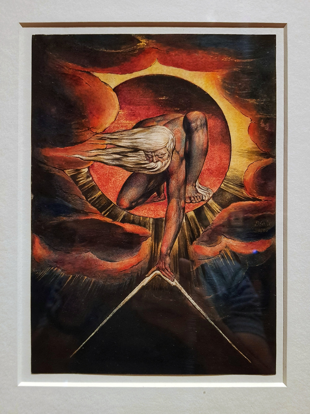 Уильям Блейк, «Ветхий Днями». Фото © Евгений Пустошкин. Tate Britain, Лондон. Октябрь 2019