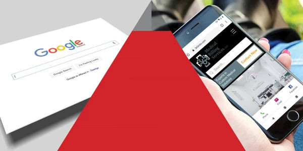 Pyramid between google and phone