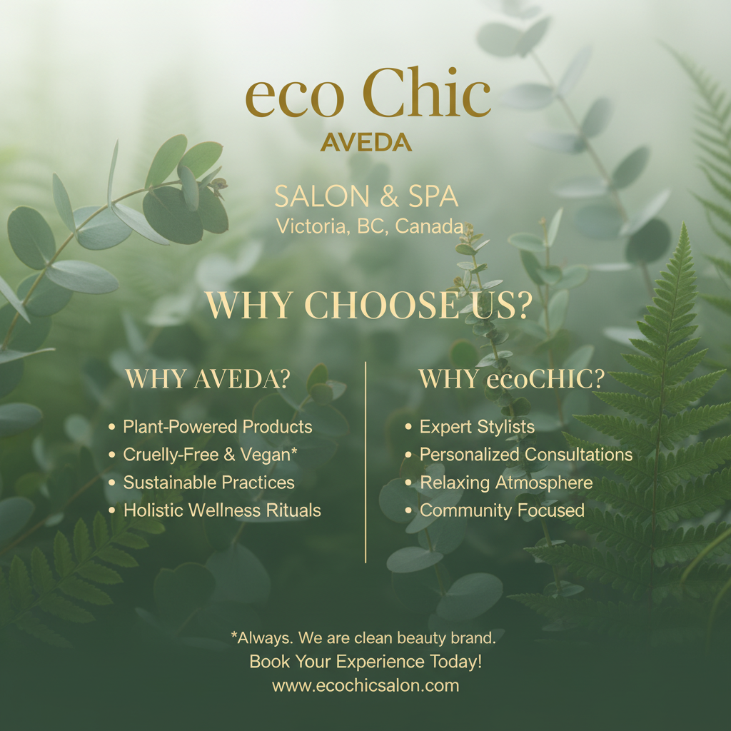 Why Choose ecoChic AVEDA Lifestyle Salon & SPA?