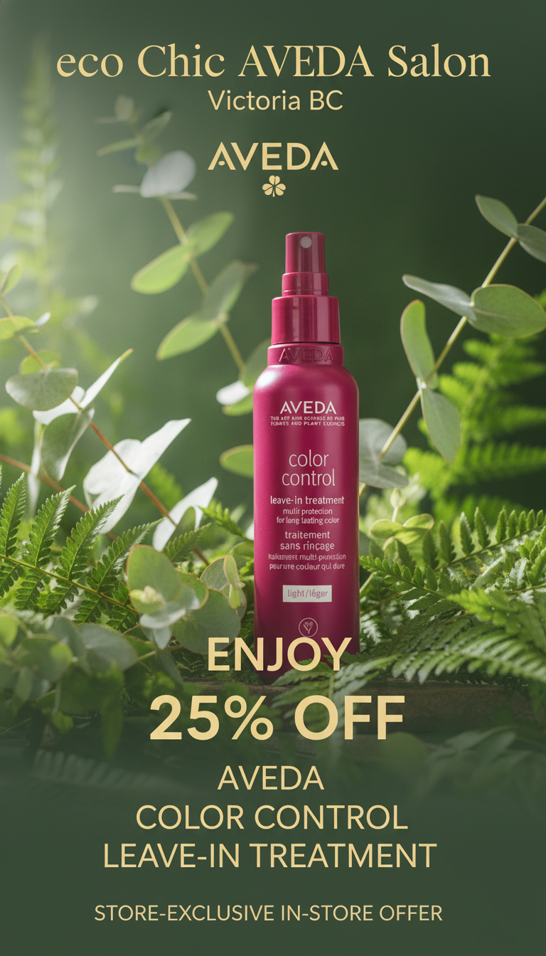 Aveda Color Control: 25% Off in Victoria BC