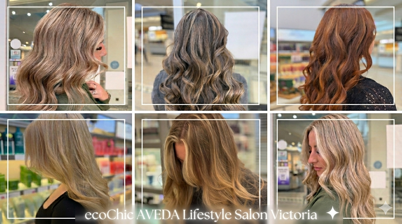Hair colour and balayage inspiration from ecoChic Victoria