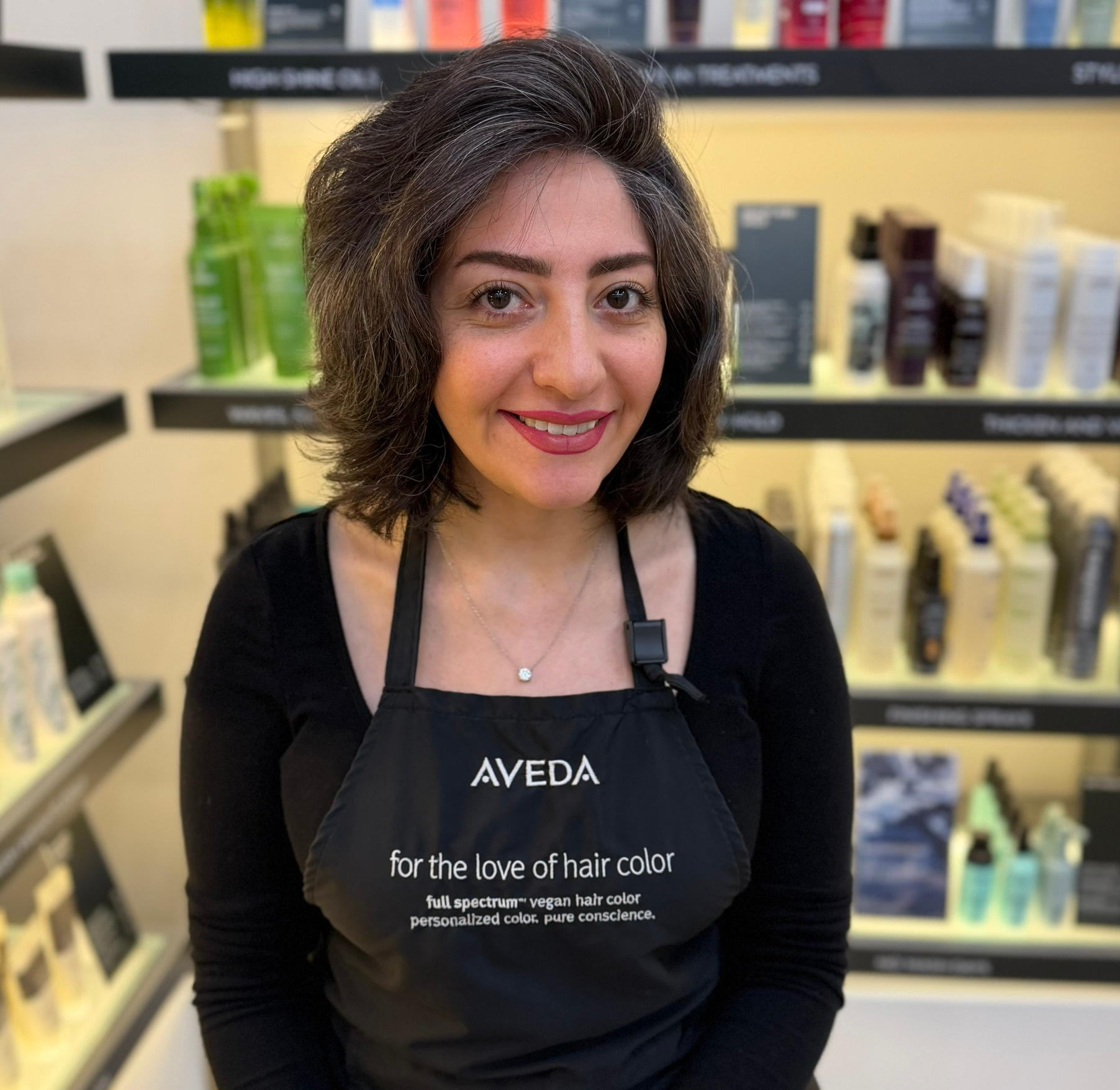 Farah, Senior Hairstylist at ecoChic Victoria