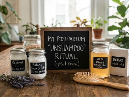 Postpartum Hair My Unshampoo Adventure & Borax..
