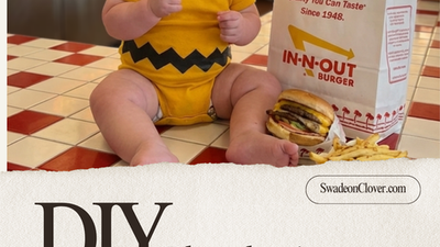 DIY In-N-Out– 9m Milestone Photoshoot