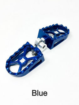 Tipsum Odyssey Bear Trap Pedali BMX – 9/16 O 1/2 – Sharp Pin Blu – Piattaforma Alloy