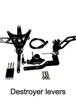 DMR Mid Controls for Twin Cam Softail w/Factory 6 speed | Death