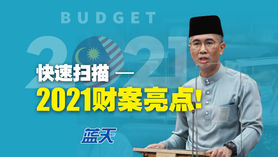快速扫描——2021财案亮点!