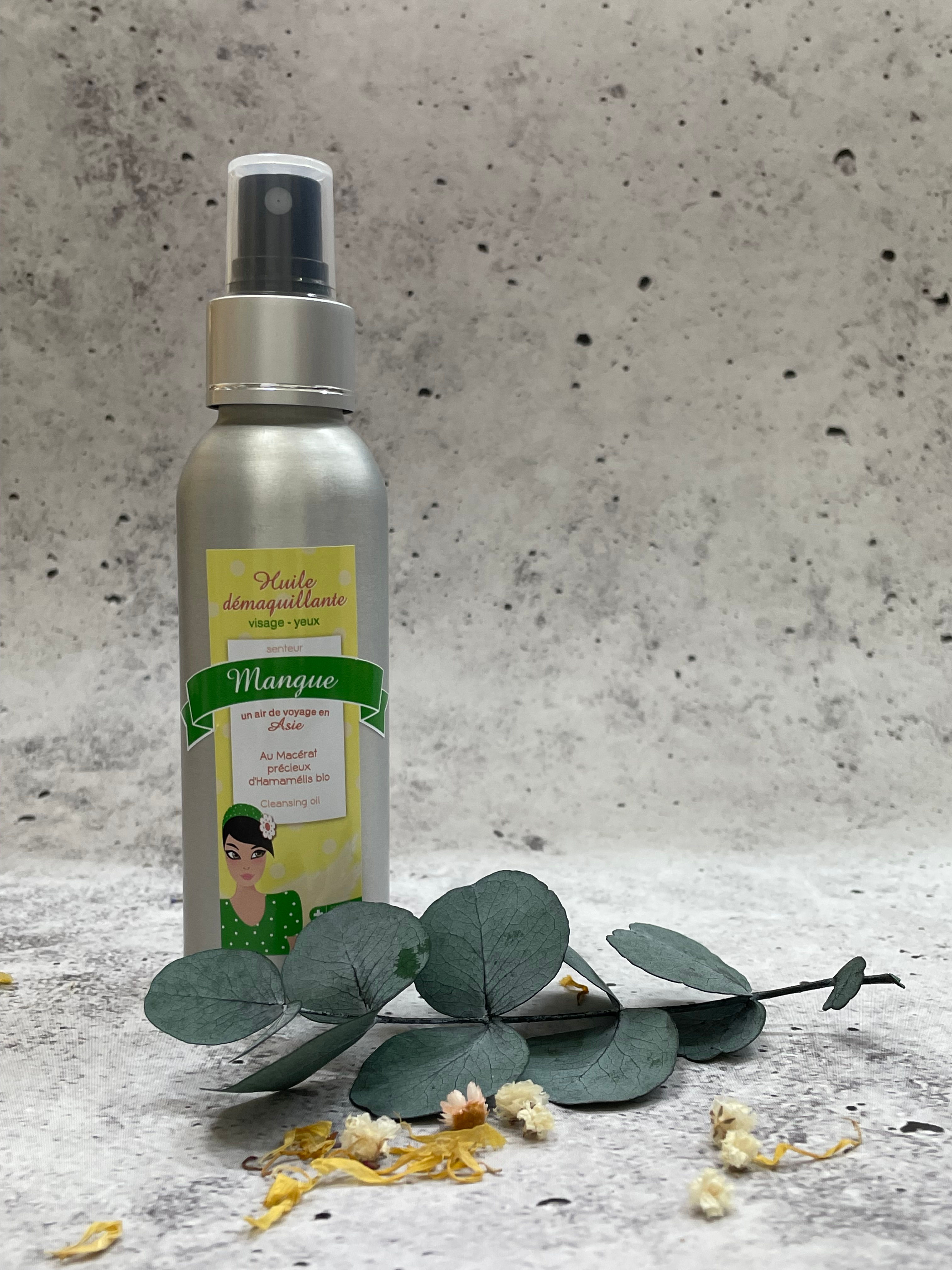 Huile démaquillante senteur mangue