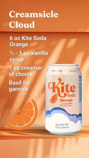 Kite Soda Dirty Soda Orange Dreamsicle Recipe